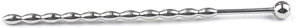 Stainless Steel Beaded Urethral Sounding Plug for Men