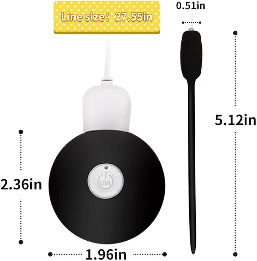 Premium Men's Remote Control Solo Sounding Stick and Urethral Plug Kit - Ideal Gift for Valentine's Day and Bachelorette Parties