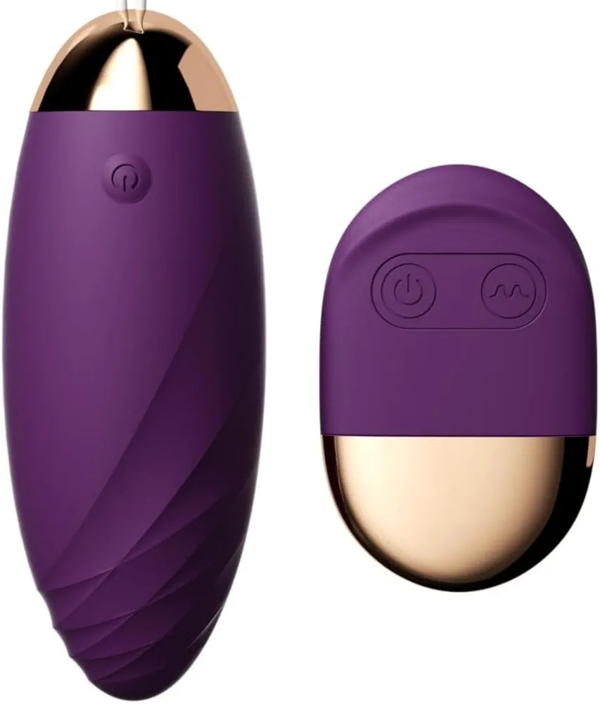 Silky Rechargeable Remote-Controlled Egg Massager with 10 Whisper-Quiet Vibration Patterns