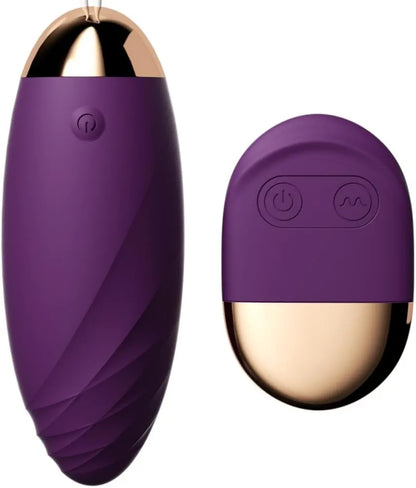 Silky Rechargeable Remote-Controlled Egg Massager with 10 Whisper-Quiet Vibration Patterns