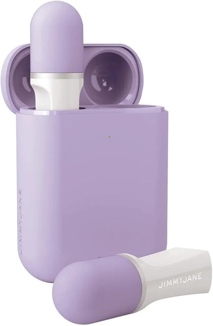 Jimmyjane Hello Touch Pro Rechargeable Remote-Controlled Finger Massager - Lavender and White