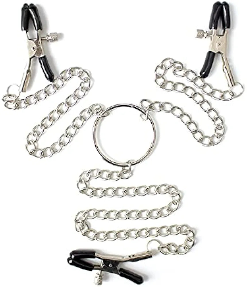Adjustable Non-Piercing Nipple and Clitoral Stimulation Clips for Couples