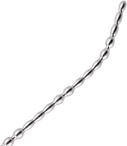 Premium Stainless Steel Multi-Bead Urethral Sound Dilator and Penis Plug for Men