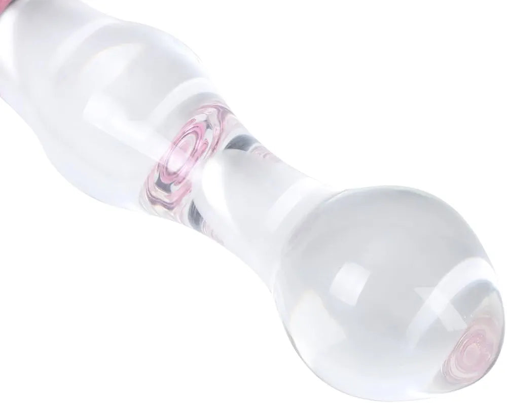 Premium Crystal Glass Pleasure Wand for G-Spot Stimulation and Intimate Massage