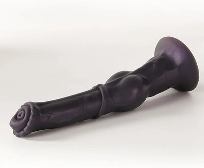 11-Inch Knot Monster Fantasy Dildo with Suction Cup - Soft Silicone G-Spot Anal Toy