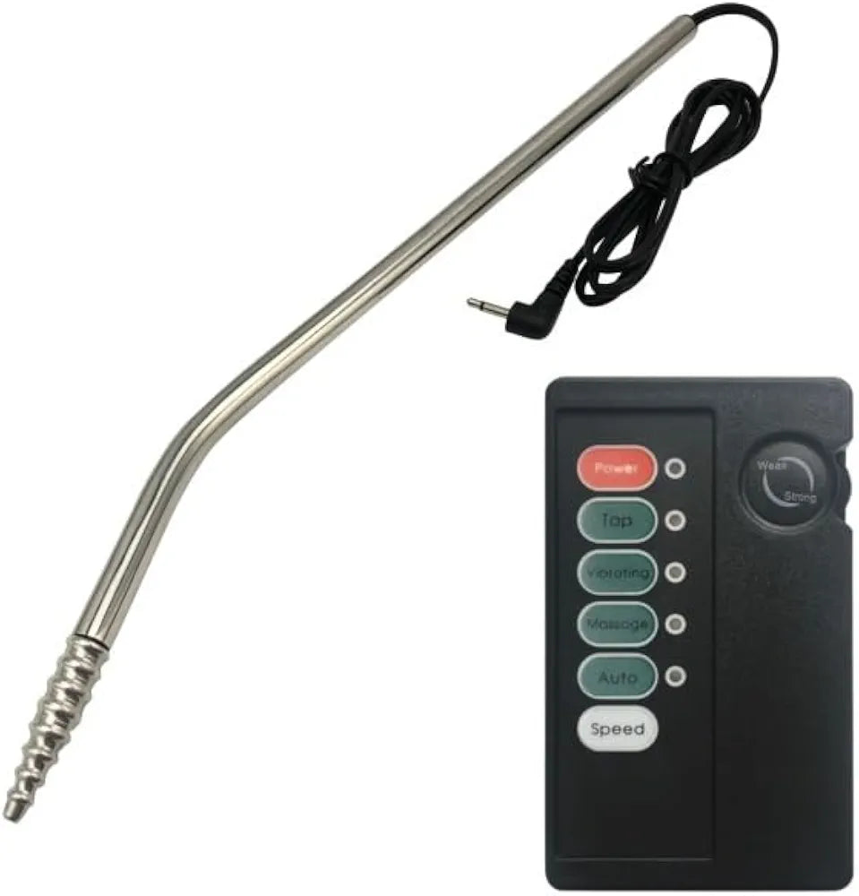 Electric Shock Metal Urethral Catheter Sounding Plug for Men - SM Stimulation and Masturbation Aid