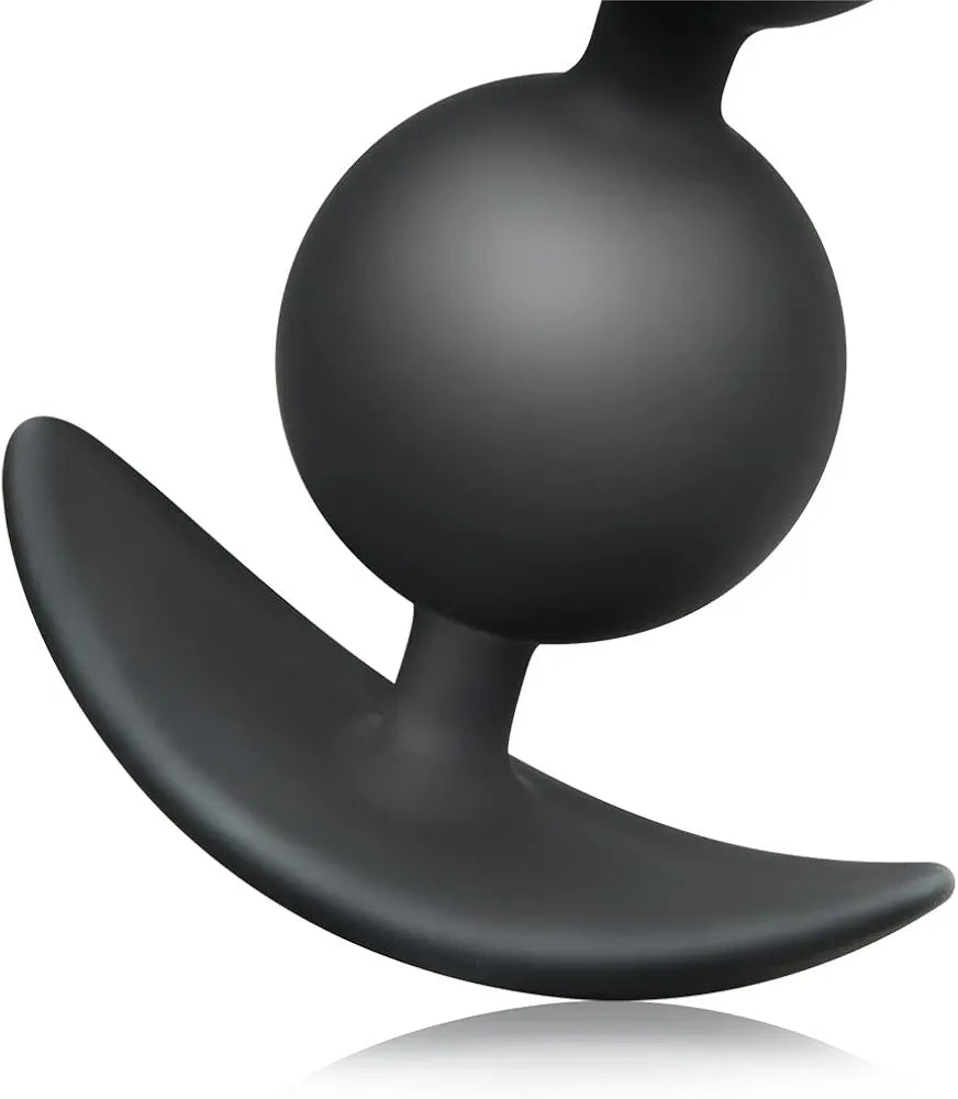 Flexible Silicone Anal Bead Chain - Graduated Size Prostate Massager and Anal Trainer