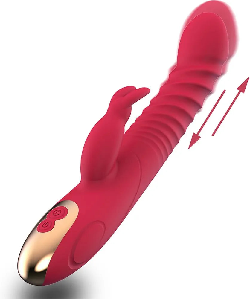 8-Mode Rabbit G-Spot and Clitoral Wand Massager for Couples