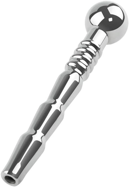 Premium Stainless Steel Hollow Urethral Dilator and Penis Plug for Male Stimulation and Training