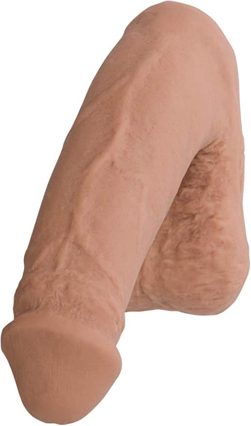Doc Johnson Pack It Realistic Flaccid Prosthetic Penis - Caramel Lite