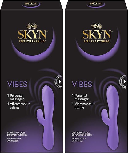 SKYN Vibes Rechargeable 20-Speed Premium Personal Massager