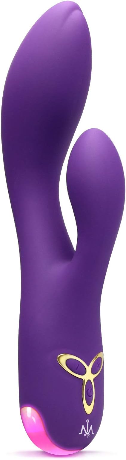 Premium Rechargeable Rabbit G-Spot & Clitoral Vibrator - Waterproof Dual-Stimulation Massager