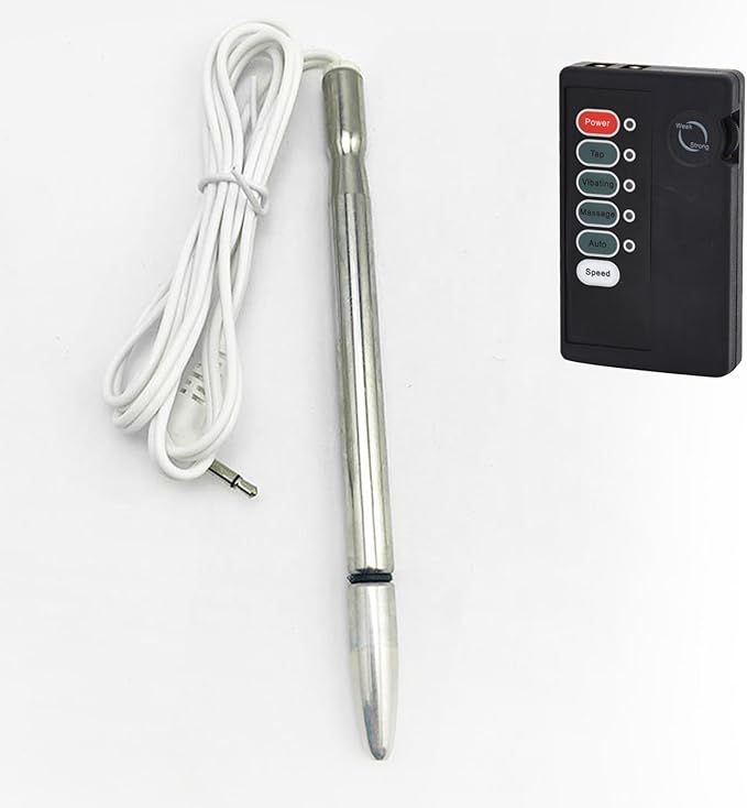 Electric Shock Metal Urethral Catheter Sounding Plug for Men - SM Stimulation and Masturbation Aid