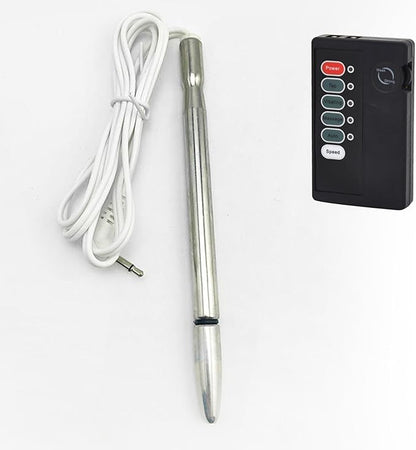Electric Shock Metal Urethral Catheter Sounding Plug for Men - SM Stimulation and Masturbation Aid