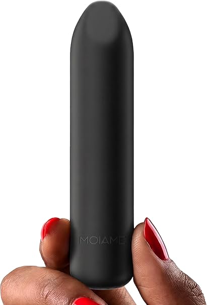 Rechargeable Waterproof Silicone Mini Bullet Vibrator - 10-Mode Purple Lipstick Massager