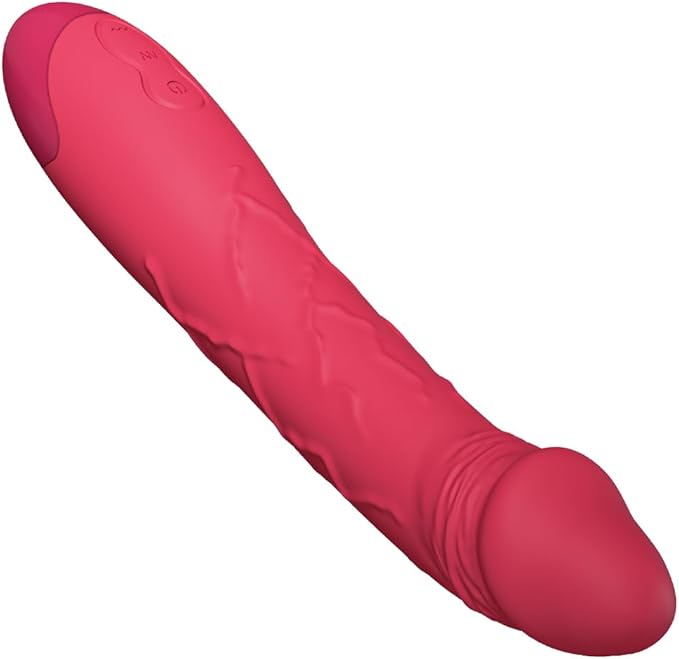 Premium 7.6-Inch Waterproof Silicone Vibrator with 10 Vibration Modes for Targeted Stimulation