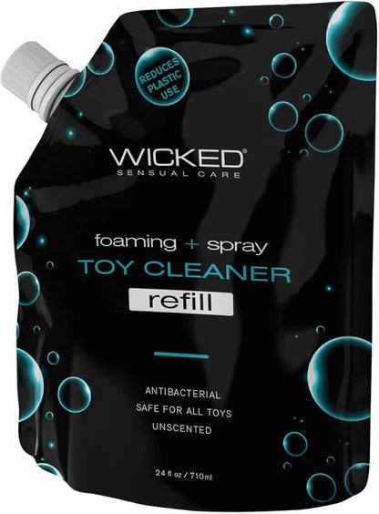 Wicked Sensual Care Erotic Toy Cleaner, 710 ml Bottle