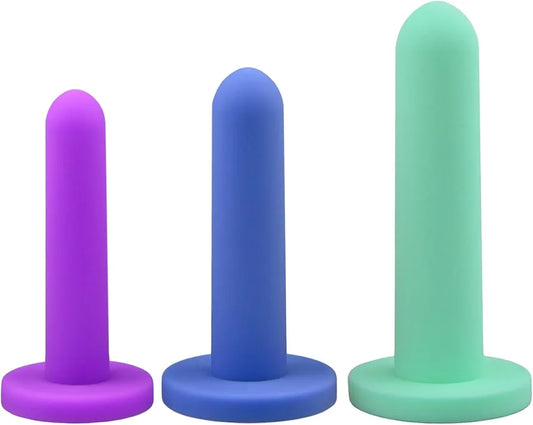 Silicone Anal Training and Pelvic Floor Dilator Kit for Beginners