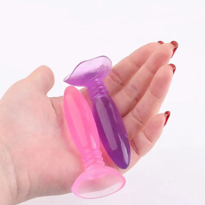 Beginner-Friendly Silicone Anal Training Plug Set with Suction Base
