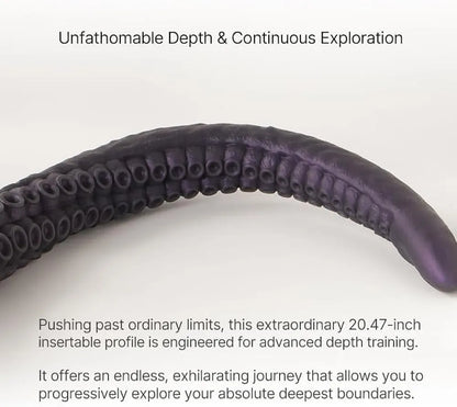 20-Inch Monster Tentacle Dildo with Suction Cup - Non-Porous Silicone Fantasy Anal Toy