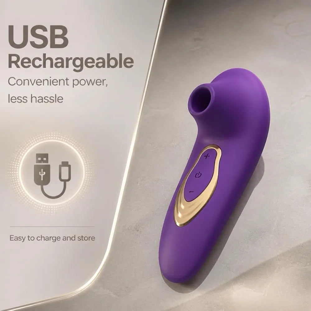 2026 Rose Adult Suction Toy for Women, 10 Vibration Modes, Waterproof, Discreet Design WC9-02