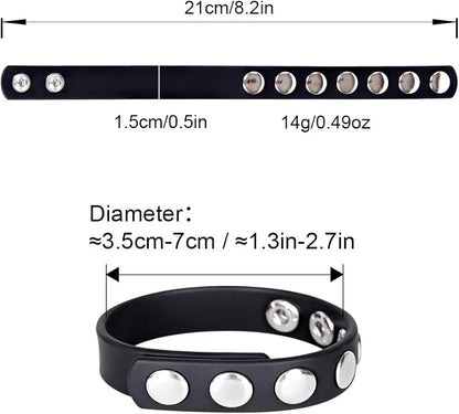 Premium Silicone Adjustable Cock and Ball Ring Set for Enhanced Performance