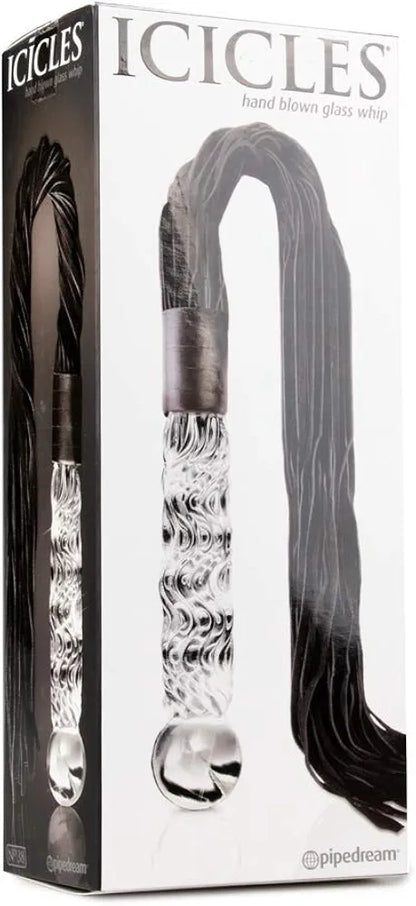 Handcrafted Glass Icicle Ornament - No. 38