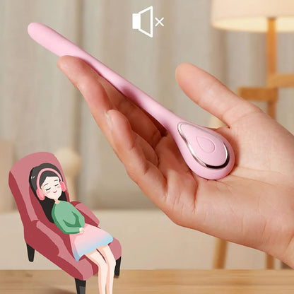 Ergonomic 10-Speed Rechargeable Wand Massager for Targeted G-Spot and Clitoral Stimulation