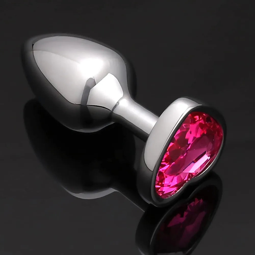 Akstore Small Heart-Shaped Anal Plug - Personal Butt Massager