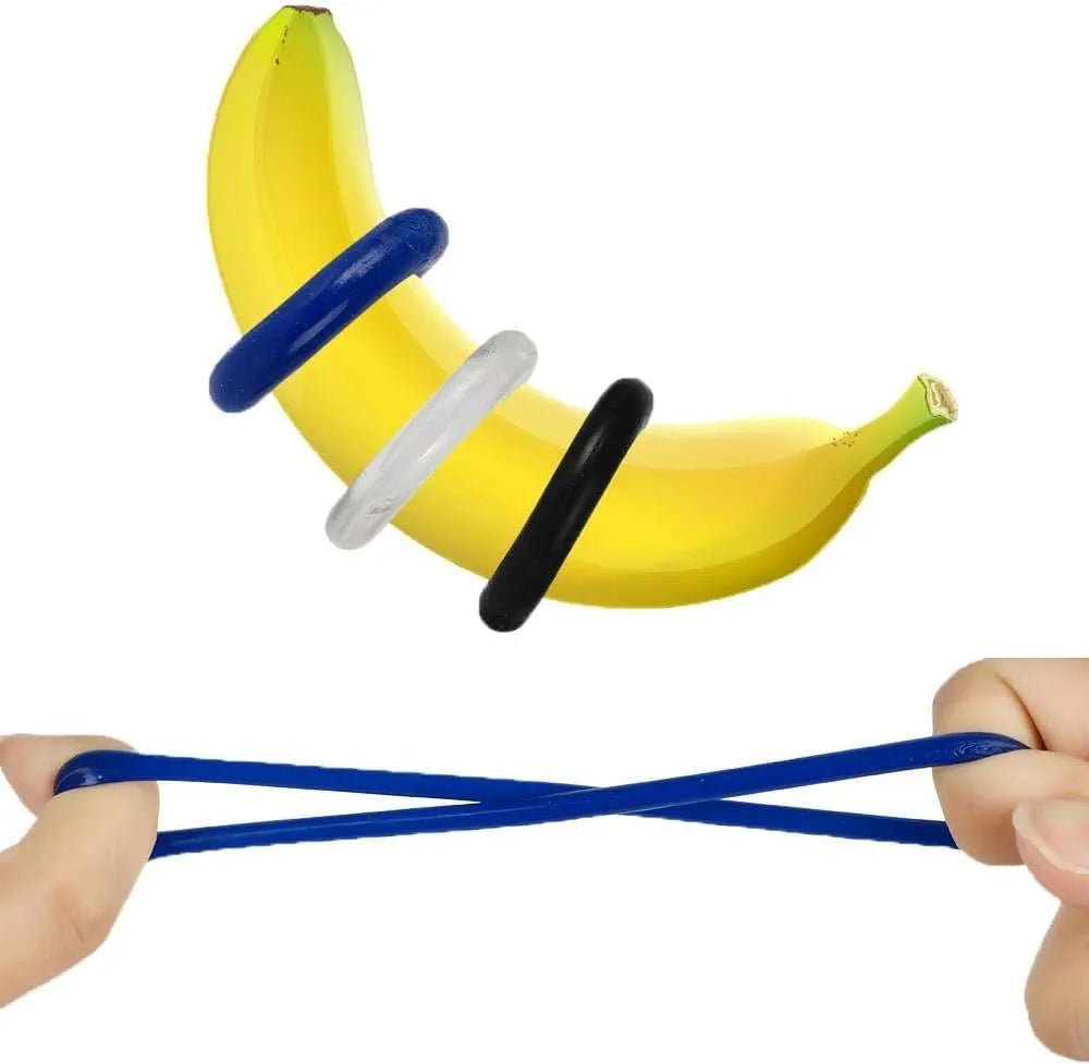 Premium Reusable Silicone Penis Enhancement Rings - 3 Pack