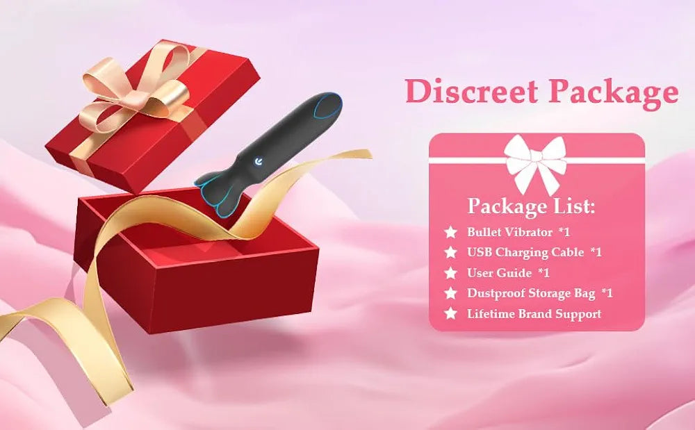 Discreet App-Controlled Mini Bullet Vibrator - 9 Modes, Lipstick-Style G-Spot & Clitoral Stimulator for Women & Couples