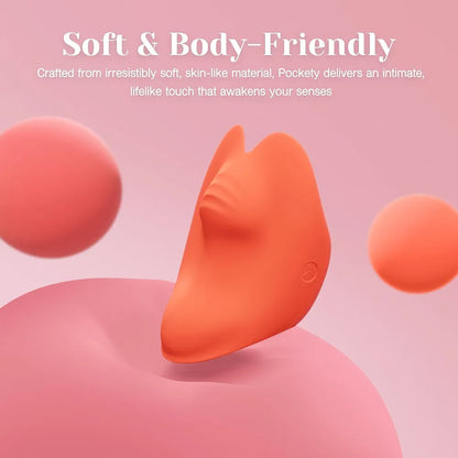 Rechargeable Palm-Sized Clitoral Massager with 7 Vibration Modes - Waterproof Discreet Mini Bullet