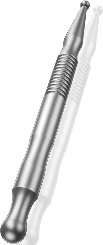 Professional Stainless Steel Urethral Dilator and Penis Plug - 5.11-Inch Masturbation Rod for Experienced Users