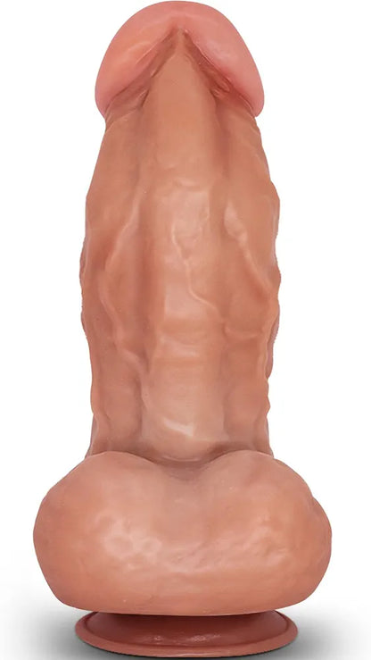 2.36-Inch Realistic Silicone Dildo with Strong Suction Cup for G-Spot Stimulation