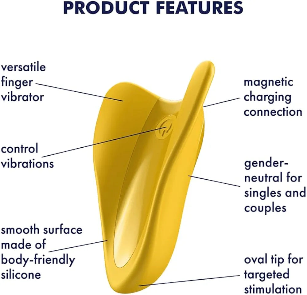 Satisfyer High Fly Ergonomic Couples Vibrator for Targeted Stimulation
