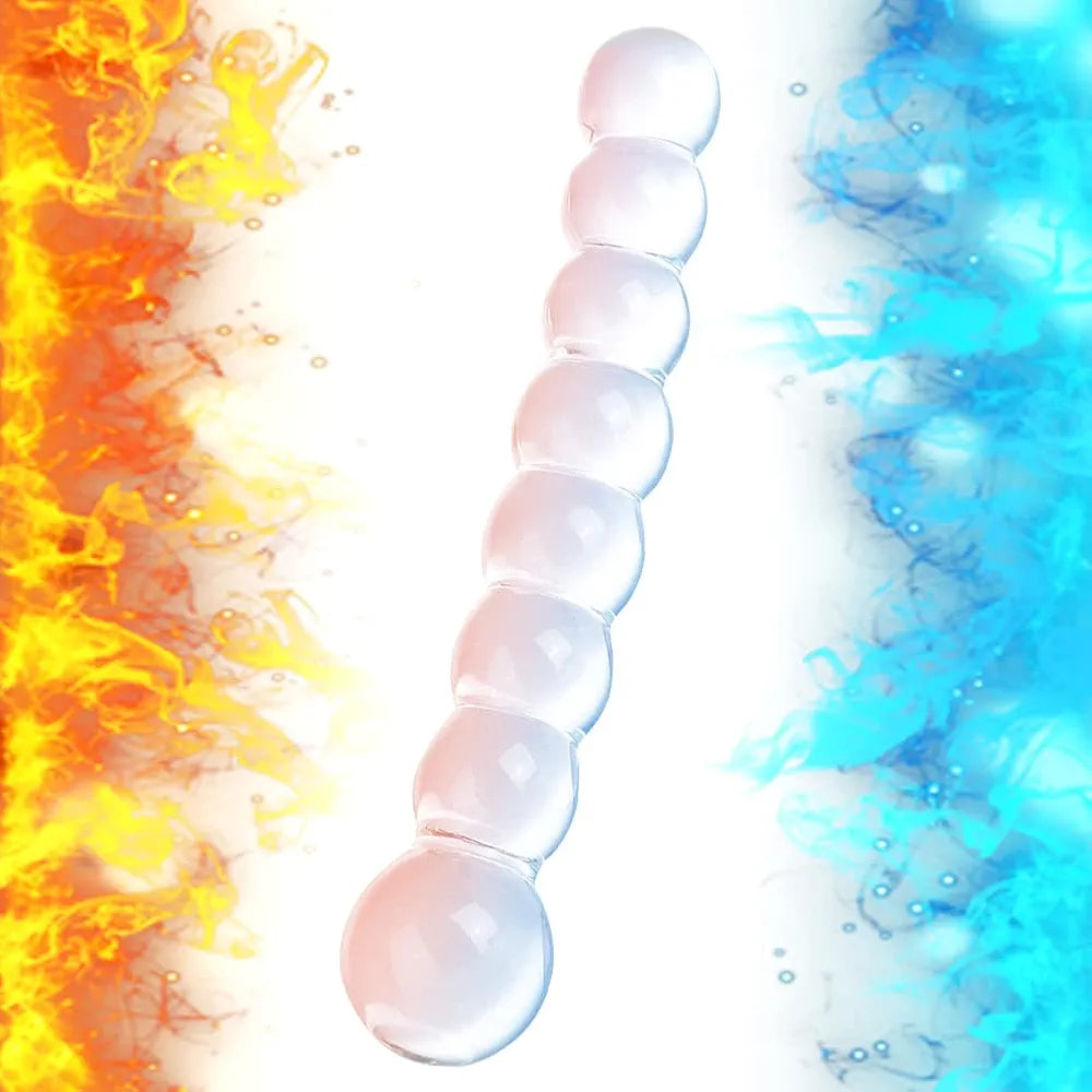 Premium Borosilicate Glass G-Spot Pleasure Wand for Couples