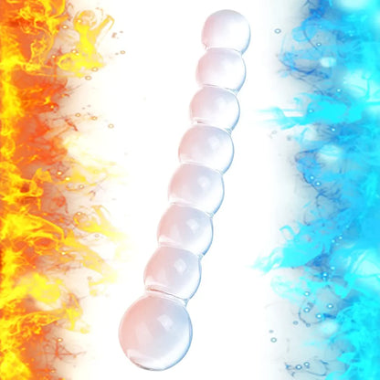 Premium Borosilicate Glass G-Spot Pleasure Wand for Couples