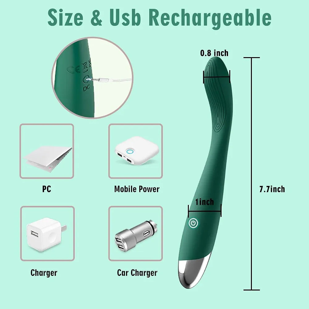 10-Mode Waterproof Clitoral and G-Spot Vibrator for Couples