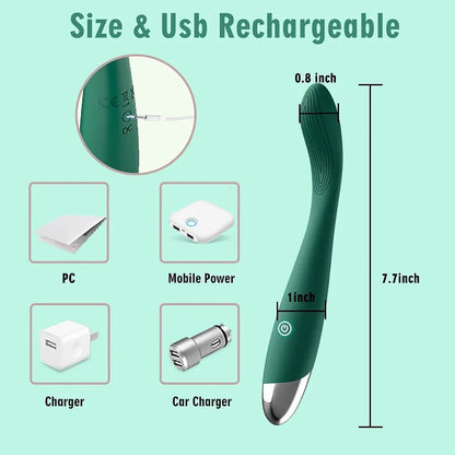 10-Mode Waterproof Clitoral and G-Spot Vibrator for Couples