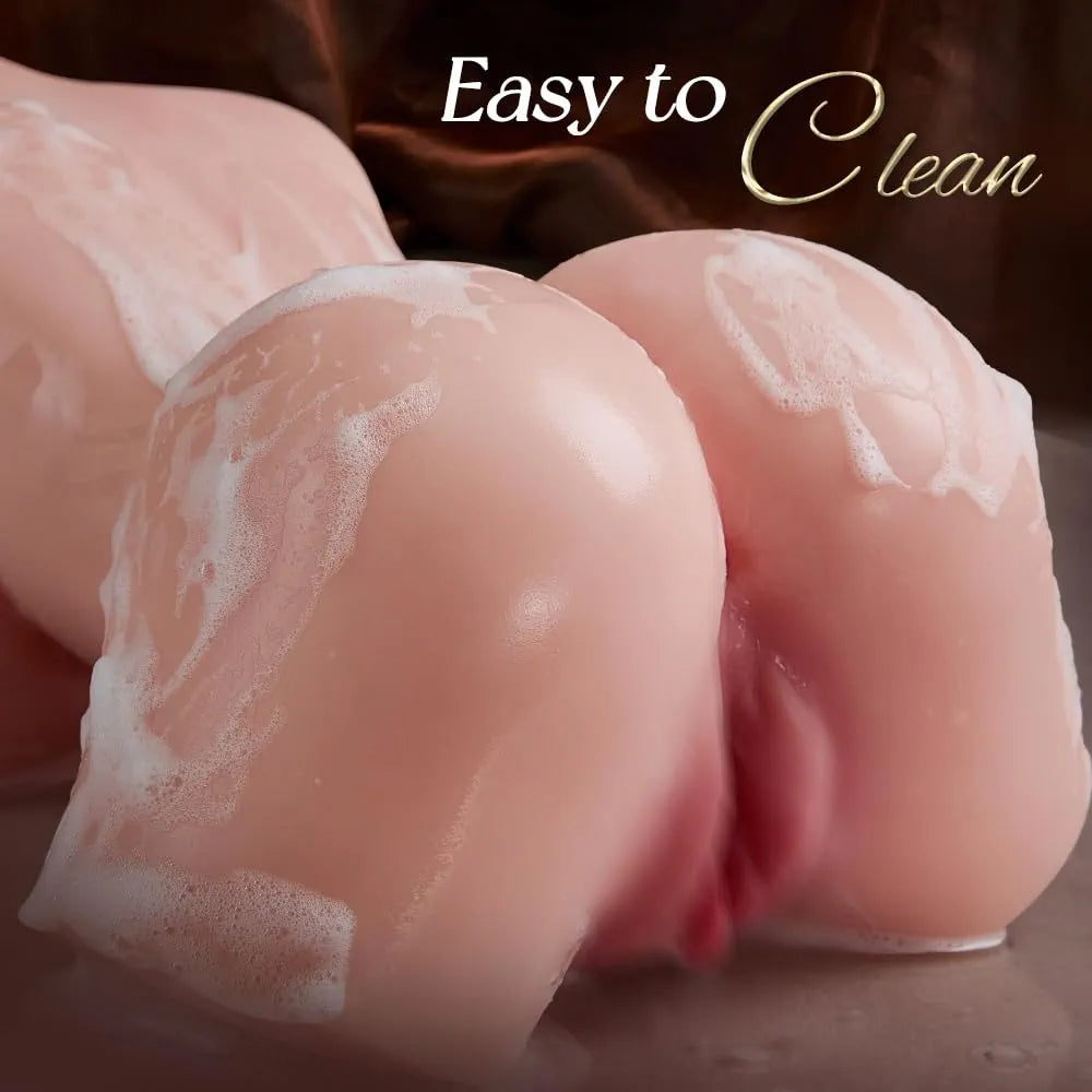 Goyha 3-in-1 Realistic Male Torso Masturbator with Vagina, Anal, and Breast Openings