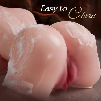 Goyha 3-in-1 Realistic Male Torso Masturbator with Vagina, Anal, and Breast Openings