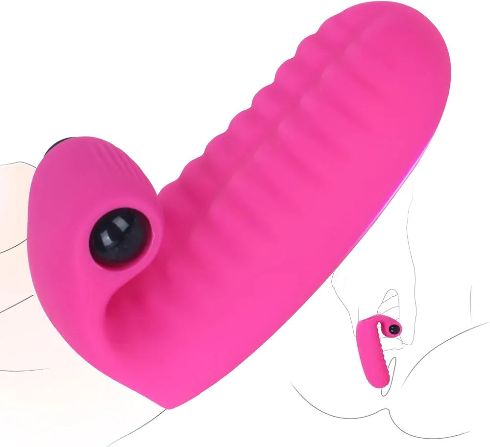 Discreet Mini Finger Vibrator for Targeted Clitoral and G-Spot Stimulation
