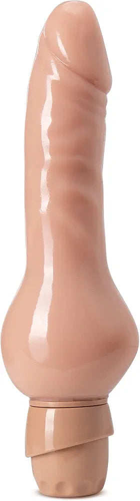 Blush Mr. Right 7-Inch Realistic Vibrating TPE Dildo - Waterproof Multi-Speed Beginner-Friendly Pleasure Toy