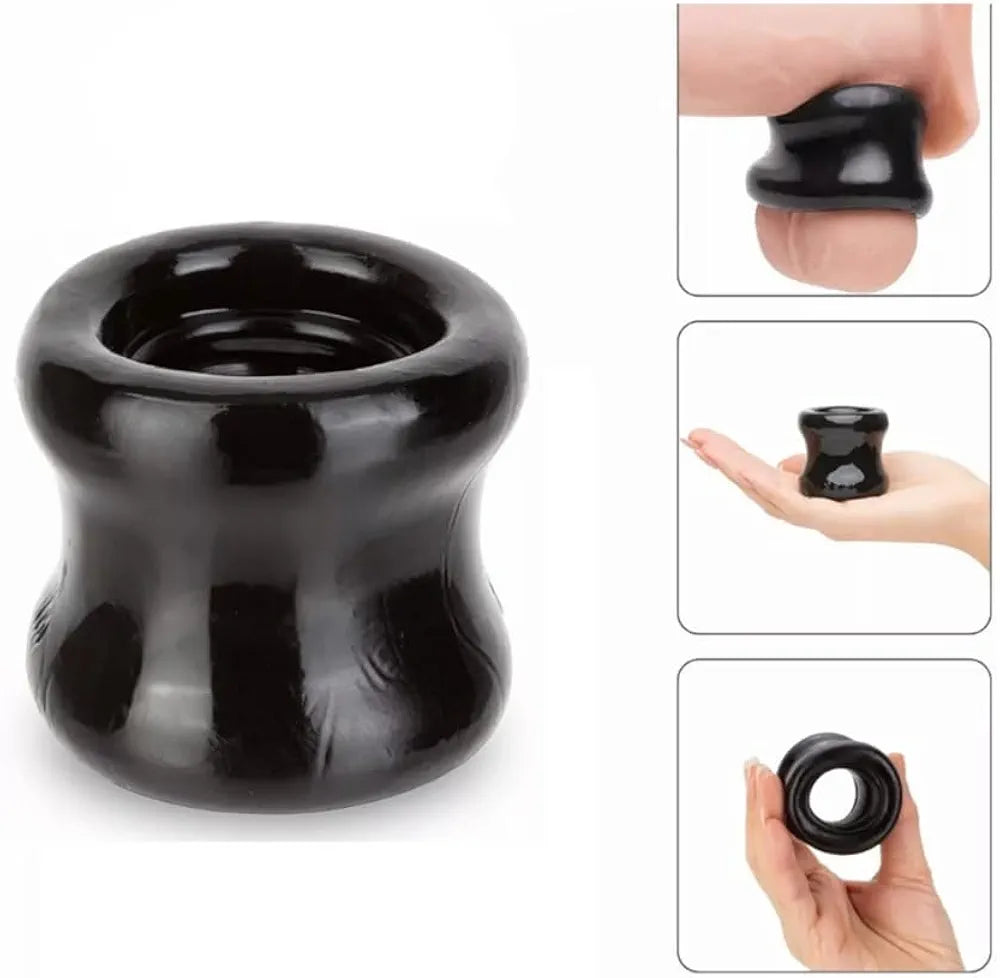 Premium Silicone Scrotal Stretcher and Penis Ring for Enhanced Erection and Stamina
