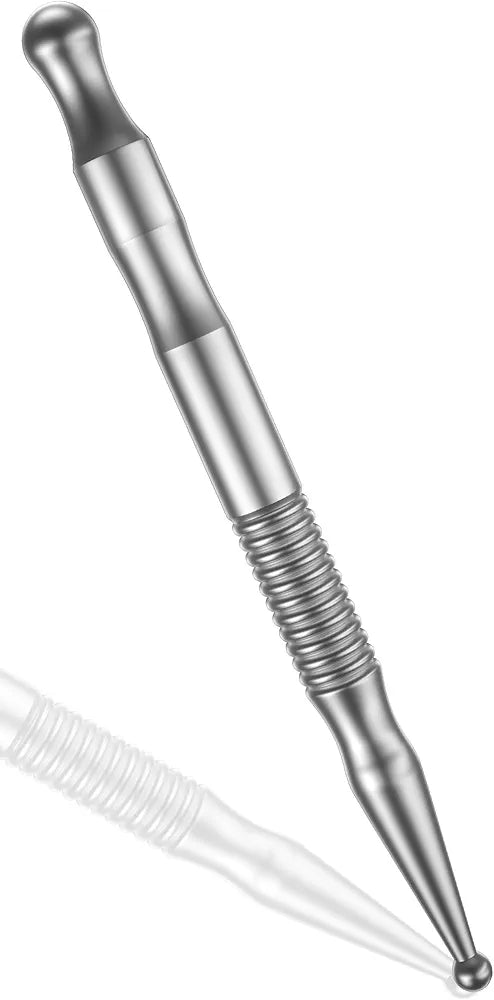 Professional Stainless Steel Urethral Dilator and Penis Plug - 5.11-Inch Masturbation Rod for Experienced Users