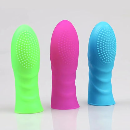 Silicone Finger Sleeve Stimulator Set for Couples - 3-Piece G-Spot and Prostate Massager