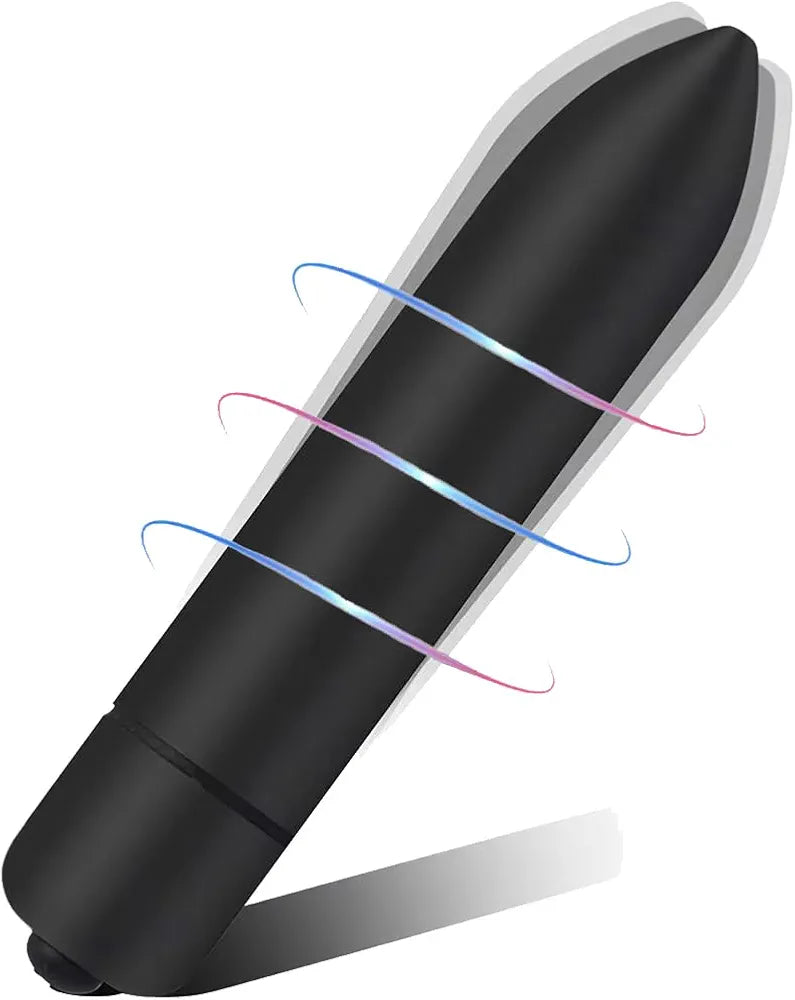 10-Speed Mini Bullet Vibrator for Clitoral and G-Spot Stimulation - Discreet Waterproof Personal Massager