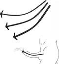 3-Piece Silicone Urethral Sounding Set with Hollow Side-Hole Design for Men