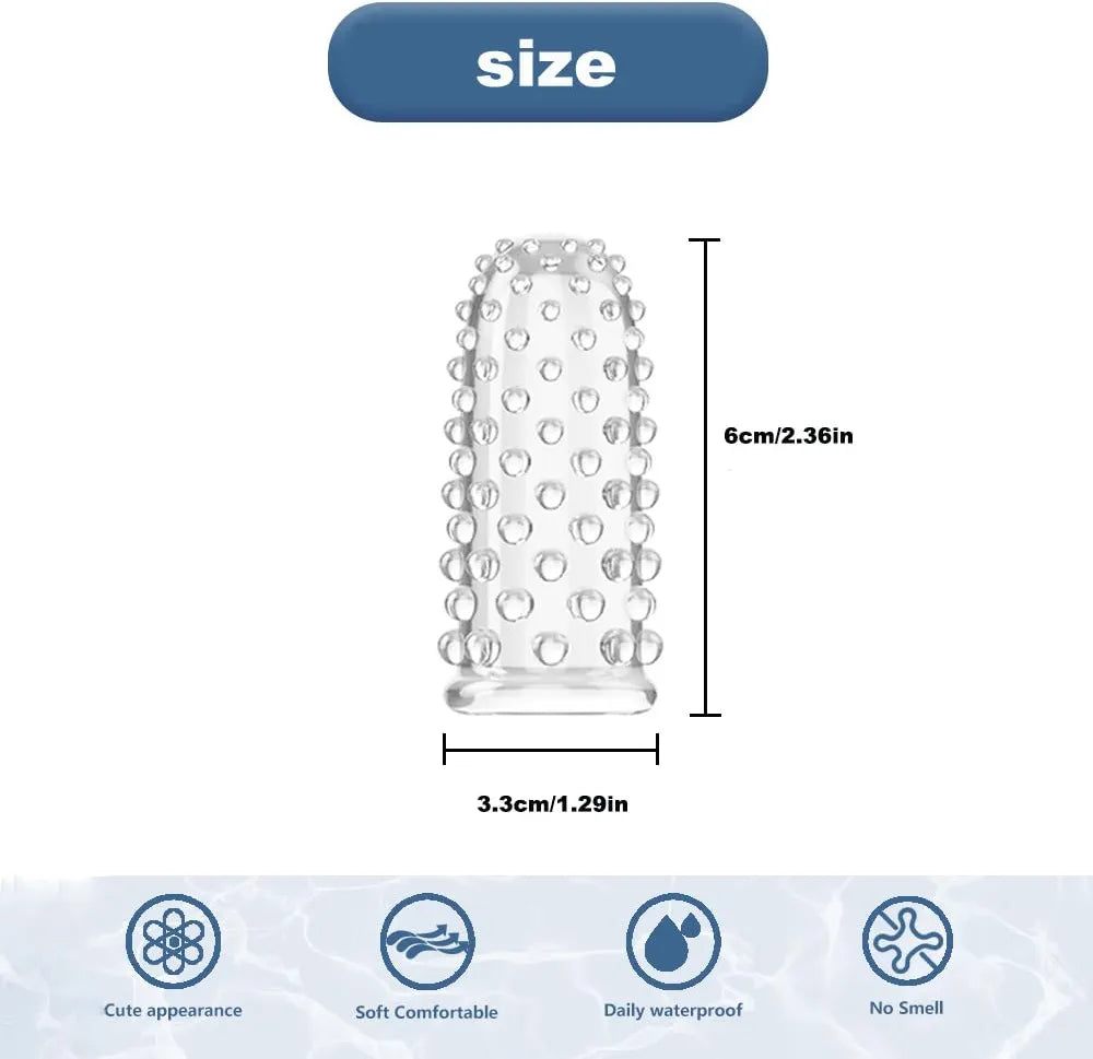 4-Piece Silicone Finger Vibrator Set for Targeted G-Spot and Clitoral Stimulation