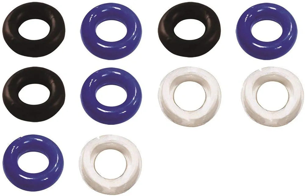 10-Piece Waterproof Silicone Penis Ring Set for Enhanced Performance and Delay